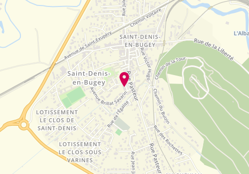 Plan de HELFT Dominique, 2 avenue Brillat Savarin, 01500 Saint-Denis-en-Bugey