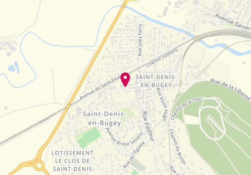 Plan de LEVRAT Gérald, 24 Rue République, 01500 Saint-Denis-en-Bugey