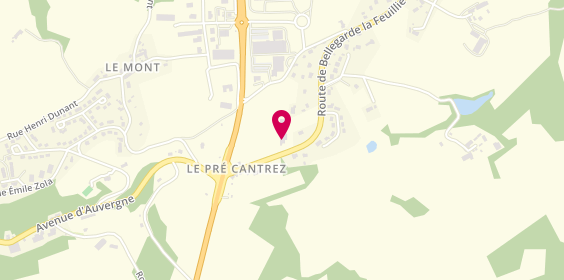 Plan de SANCHEZ Philippe-Couleurs Etc, 32 Route de Bellegarde, 23200 Saint-Amand