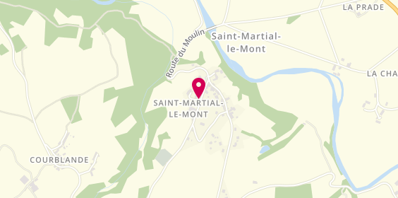 Plan de Artiservice, 10 Rue Mairie, 23150 Saint-Martial-le-Mont
