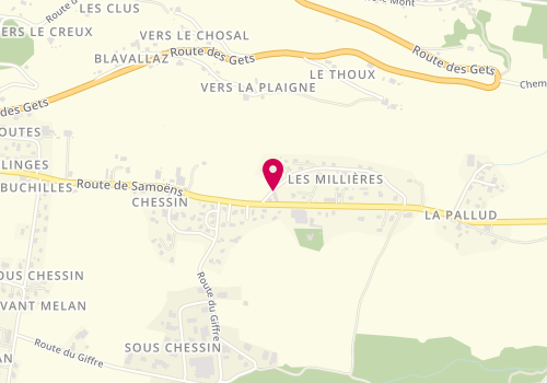 Plan de Glasson Laurent, 52 chemin des Millières, 74440 Taninges