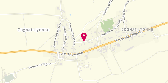 Plan de LOPES Rocco, 12 Chemin Gazelle, 03110 Cognat-Lyonne