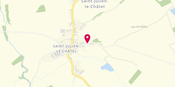 Plan de SAS Vigneresse, 21 Rue du Champ du Clocher, 23130 Saint-Julien-le-Châtel