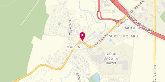 Plan de MONACI Maurice, 36 Route de Lyon, 01430 Maillat