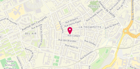 Plan de CLARON Hervé, 30 Rue Colbert, 17000 La Rochelle