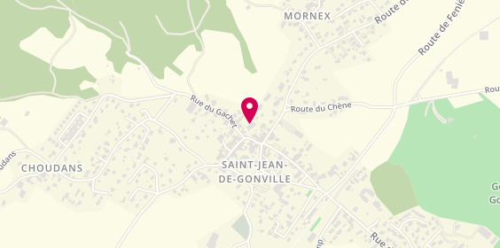Plan de Bataillon Claude, 58 Rue du Gachet, 01630 Saint-Jean-de-Gonville
