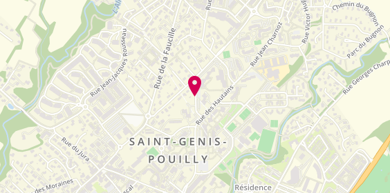 Plan de Entreprise AK, 1 Rue la Fayette, 01630 Saint-Genis-Pouilly