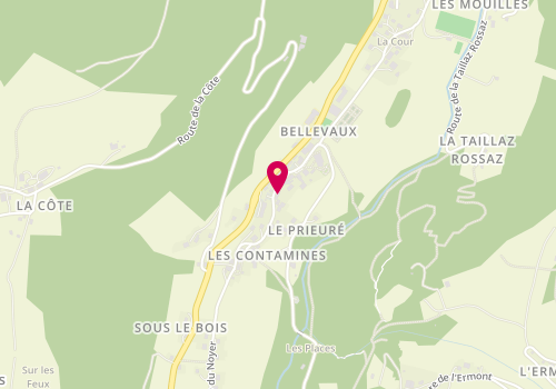 Plan de Les Couleurs d'En-Haut, 75 Route des Contamines, 74470 Bellevaux