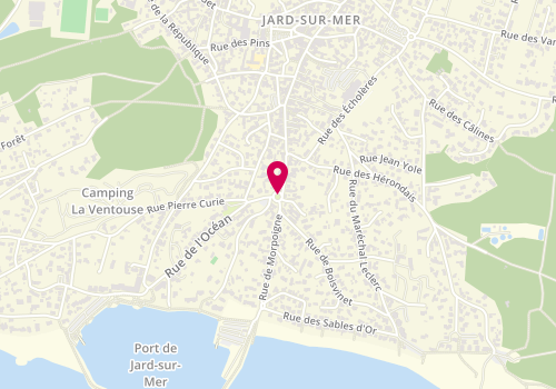Plan de Bocquier Mickaël, 12 Rue des Artisans Zone Artisanale des Aires, 85520 Jard-sur-Mer