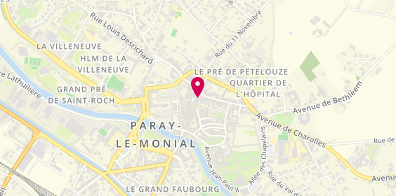 Plan de Fayet Bernard SAS, 3 Place Hôtel de Ville, 71600 Paray-le-Monial