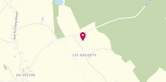 Plan de AGM Peinture, Gaudets Sud, 71430 Saint-Vincent-Bragny