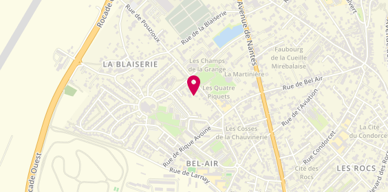 Plan de MAILLE Hervé, 81 Rue de Quinçay, 86000 Poitiers