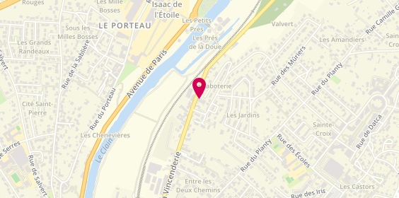 Plan de Etablissements Hechard, 72 Rue de la Vincenderie, 86180 Buxerolles