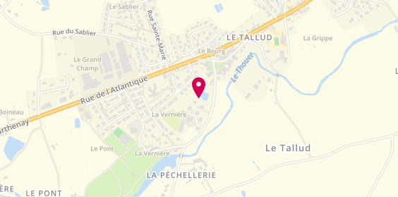Plan de GROLEAU Philippe, 9 Route d'Allonne, 79200 Le Tallud