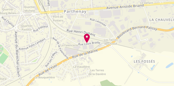 Plan de Butet Cédric, 31 Rue Louis Braille, 79200 Parthenay