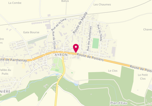 Plan de Pinceaux & déco, 23 Route Poitiers, 86190 Ayron