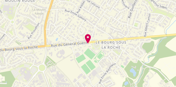 Plan de Boulevard des Couleurs, 92 Rue du Général Guérin, 85000 La Roche-sur-Yon