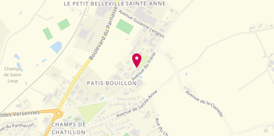 Plan de Accolas Peinture, 7 avenue du Frêne, 79200 Châtillon-sur-Thouet