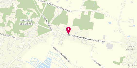 Plan de TEIXEIRA CARVALHO JOSÉ, 81 Route de Notre Dame de Riez, 85270 Saint-Hilaire-de-Riez