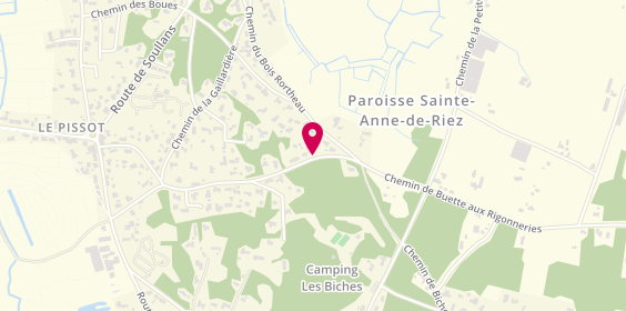Plan de Thierry Blanchard, 53 Route Buette Aux Rigonneries, 85270 Saint-Hilaire-de-Riez