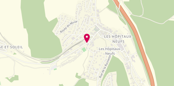 Plan de Jeannin Sport, 11 Route Poste, 25370 Les Hôpitaux-Neufs