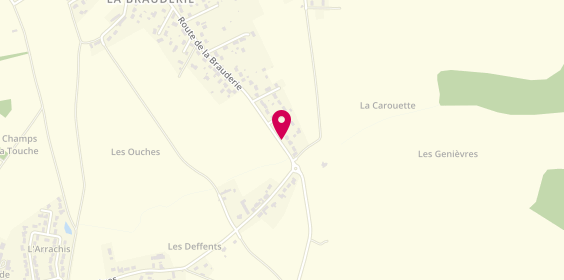 Plan de Styl-Deco, 140 Route Brauderie, 36330 Le Poinçonnet