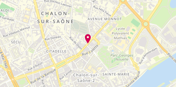 Plan de Nuances de Bourgogne, 13 Rue de Belfort, Chalon-Sur-Saône, 71100 Chalon-sur-Saône