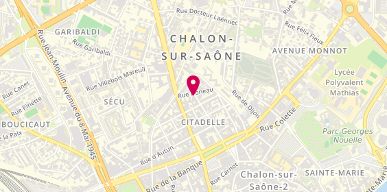 Plan de Chalon Services Travaux, 21 Rue Doct Mauchamp, 71100 Chalon-sur-Saône