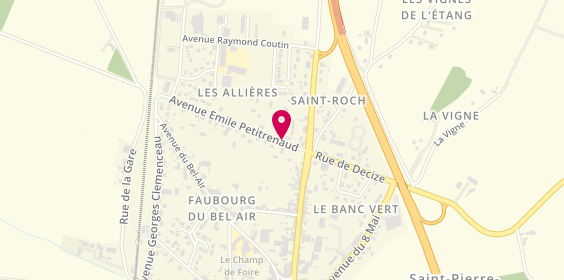 Plan de Ph. Francois, 6 Avenue Emile Petirenaud, 58240 Saint-Pierre-le-Moûtier