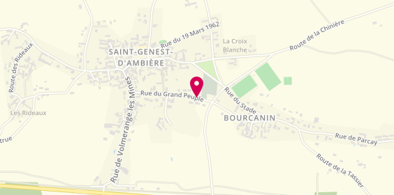 Plan de Bouffard Laurent, 14 Rue Grand Peuple, 86140 Saint-Genest-d'Ambière