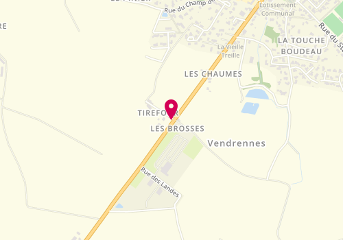 Plan de Soluverre - Vitrerie - Miroiterie - Menuiserie, 2 Les Brosses
Route de l'Océan, 85250 Vendrennes