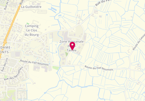 Plan de Johan Billon Peinture, 29 Route de la Taillée, 85690 Notre-Dame-de-Monts