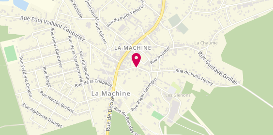 Plan de MOUTHE Christian, 8 Rue Paul et Auguste Couture, 58260 La Machine