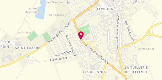 Plan de Bidault, 4 Avenue Arenes, 36110 Levroux