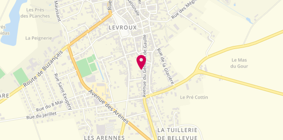 Plan de Fred Deco, 36 avenue du Général de Gaulle, 36110 Levroux