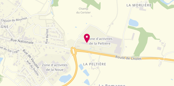 Plan de Cathelineau Habitat, 260 Rue de Touraine, 49740 La Romagne