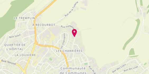 Plan de Espace Revetements, Zone Industrielle Charrières 13 Rue Fontaine Epine, 25500 Morteau