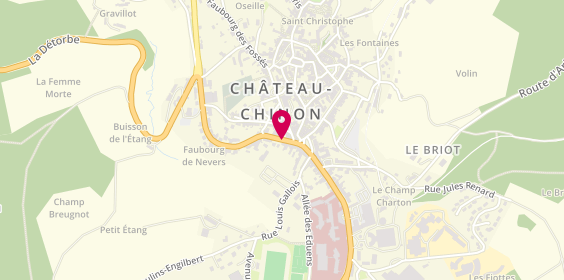 Plan de Rieufort Entrep, 7 Rue Nevers, 58120 Château Chinon