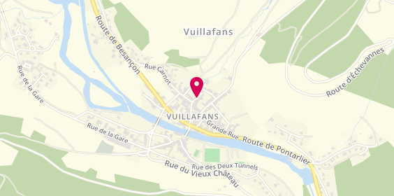 Plan de VANNIER Vincent, 2 Rue Saint Antoine, 25840 Vuillafans