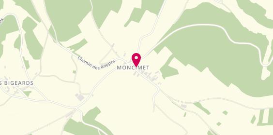 Plan de MOREAU Dominique, 9 Lieu-Dit Montcimet, 71550 Cussy-en-Morvan
