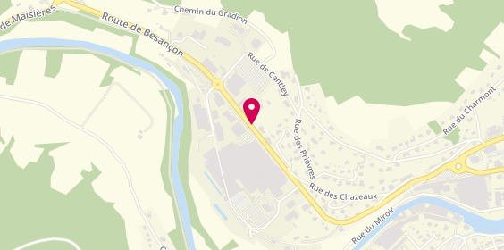 Plan de Décostyle, Route Besançon, 25290 Ornans