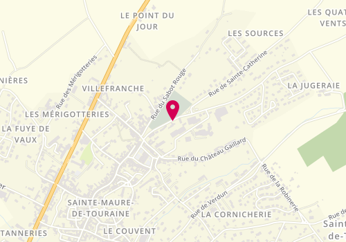 Plan de CAILLAULT Antoine, 8 Route Louroux, 37800 Sainte-Maure-de-Touraine