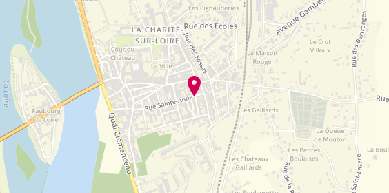 Plan de E.H.D.S, 44 Rue Sainte Anne, 58400 La Charité-sur-Loire