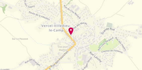 Plan de Amorosini Bruno, 1 Rue du Ruisseau, 25530 Vercel-Villedieu-le-Camp