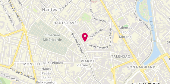 Plan de Jeanne Durand-Perdriel, 55 Rue Russeil, 44000 Nantes