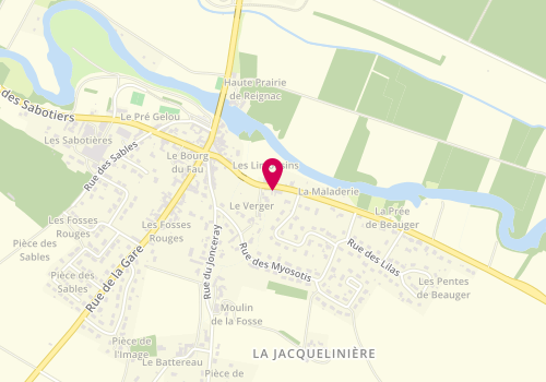 Plan de Denonin, 6 Rue des Jonquilles, 37310 Reignac-sur-Indre