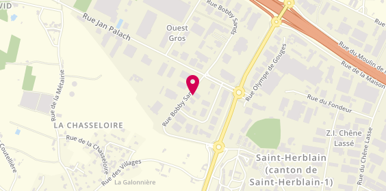 Plan de Nicoletta Nantes, 7 Rue Bobby Sands, 44800 Saint-Herblain