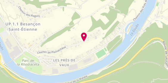 Plan de NONNOTTE Roland, 24 chemin de Plainechaux, 25000 Besançon