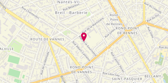 Plan de PELLOQUIN David, 33 Rue de la Gourmette, 44300 Nantes