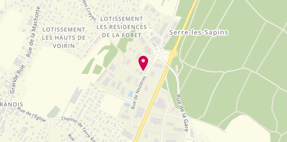 Plan de Comtoise de peinture, 4 Rue des Nozières, 25770 Serre-les-Sapins